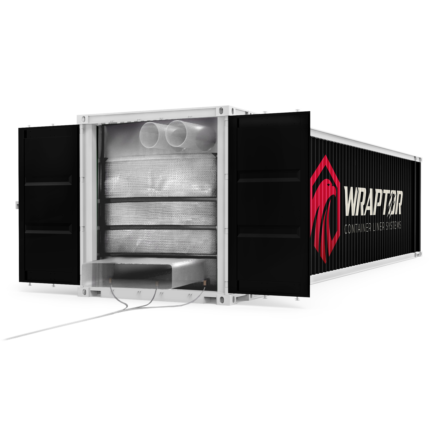 Fluidizing Shipping Container Liner