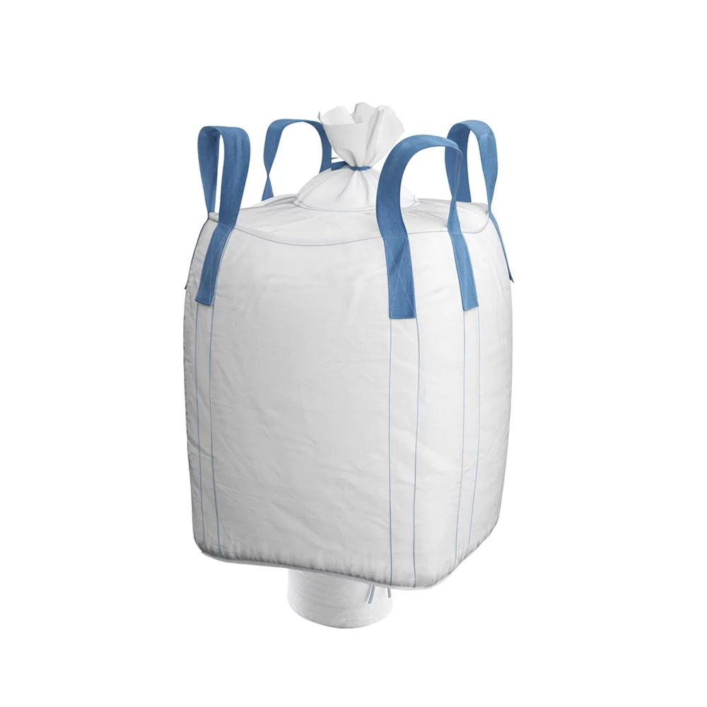 35x35x40 Spout Top and Spout Bottom Bulk Bag with Top Spout Closed