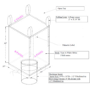 Bulk Bag CAD Drawing