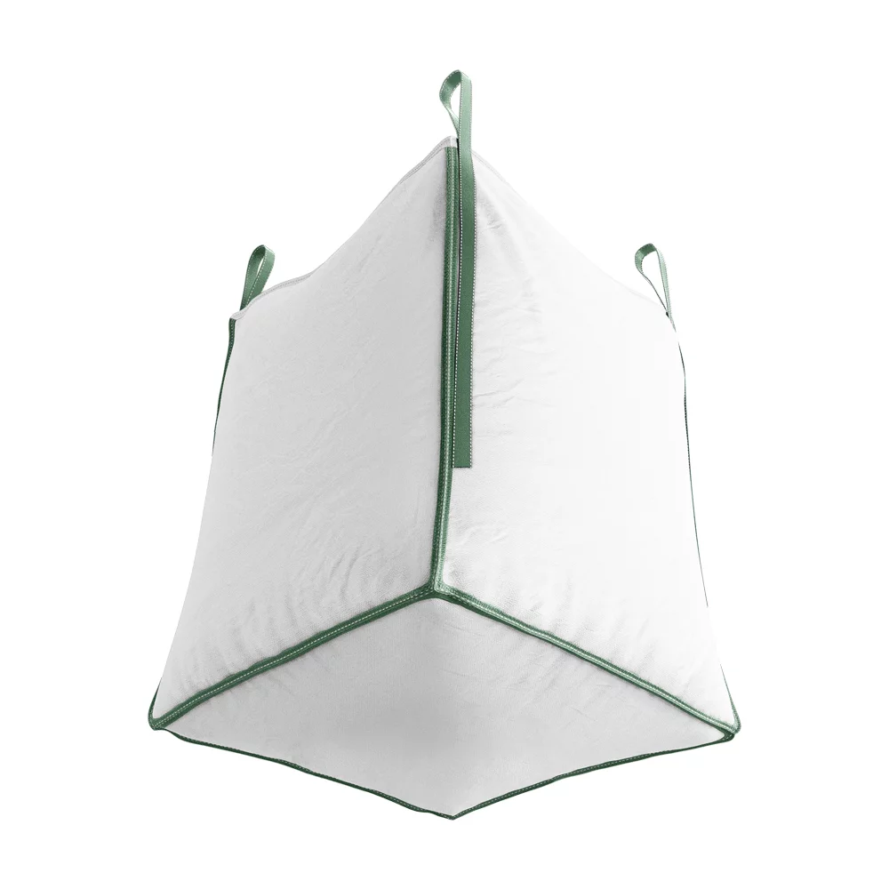 Open Top Flat Bottom Bulk Bag Bottom View
