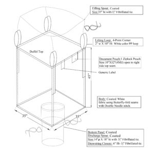 FIBC Bulk CAD Drawing