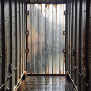 condensation in shipping container