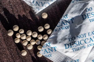 packet of dessicant