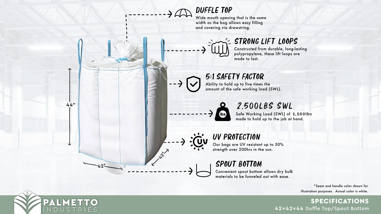 Baffle Bulk Bag Specifications