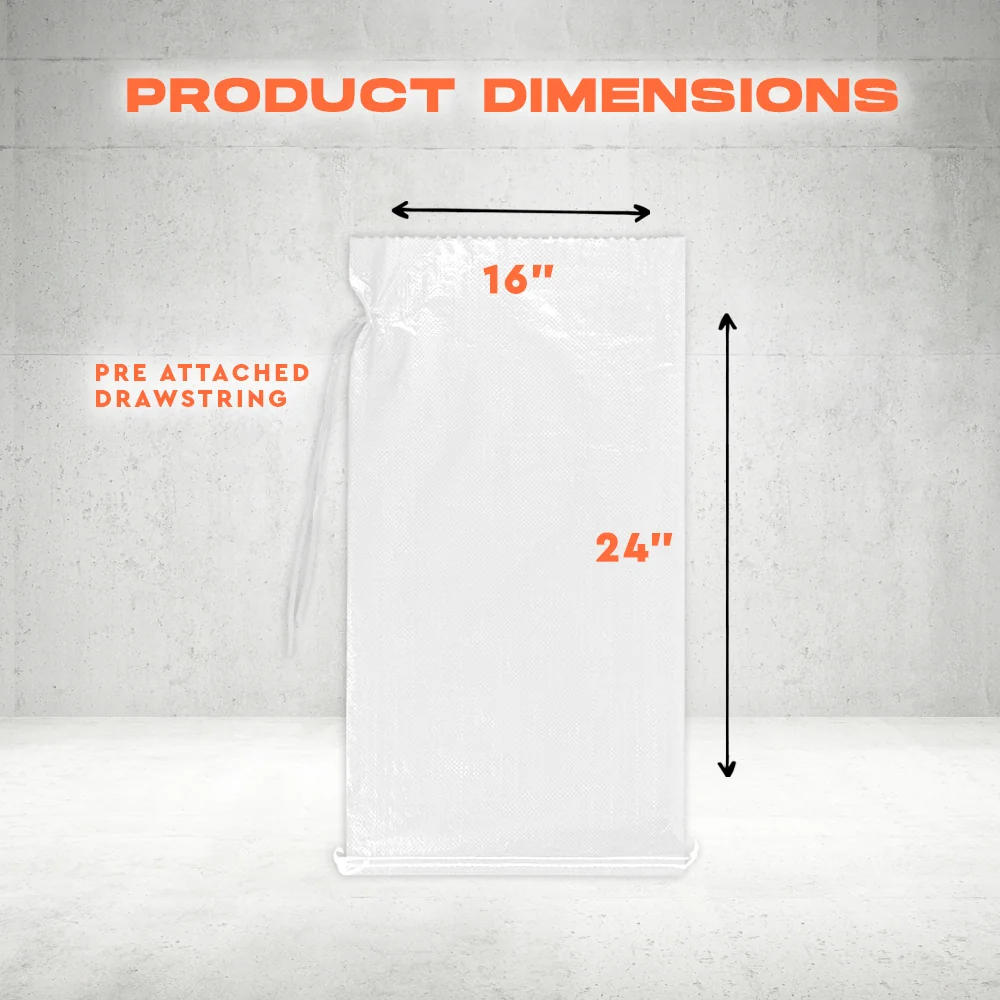 White Sandbags