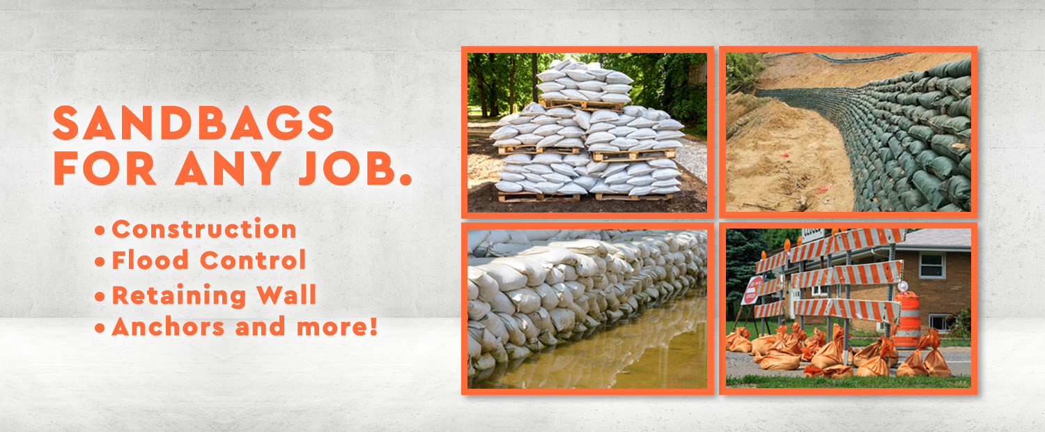 Fortress Sandbags in use